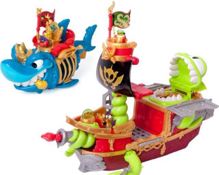 Pack Piratix Barco Kraken &
King Shark