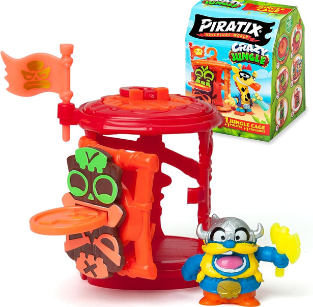 PIRATIX ADVENTURE WORLD Serie Nueva Crazy Jungle – 12 Jungle Cage Serie Crazy Jungle.