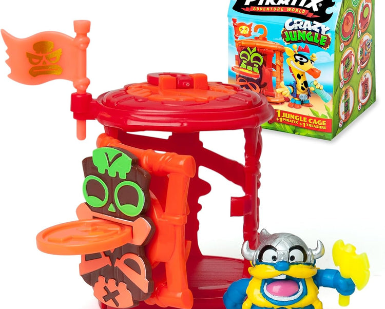 PIRATIX ADVENTURE WORLD Serie Nueva Crazy Jungle – 12 Jungle Cage Serie Crazy Jungle.