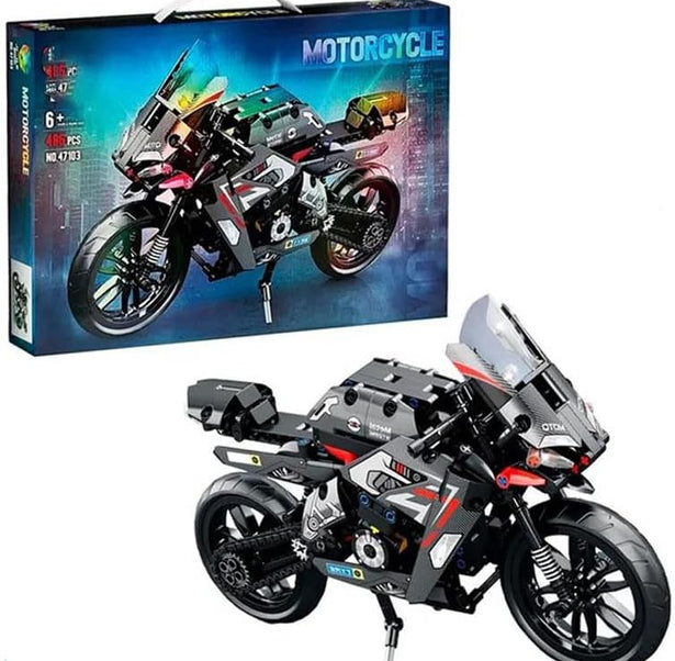 Technique Motocicleta Juguete de Construcción, Kit de Maqueta a Escala Coleccionable de Vehículo, Regalo para Niños y Niñas de 10 Años o Más 702799