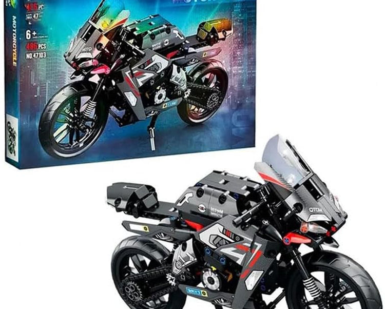 Technique Motocicleta Juguete de Construcción, Kit de Maqueta a Escala Coleccionable de Vehículo, Regalo para Niños y Niñas de 10 Años o Más 702799