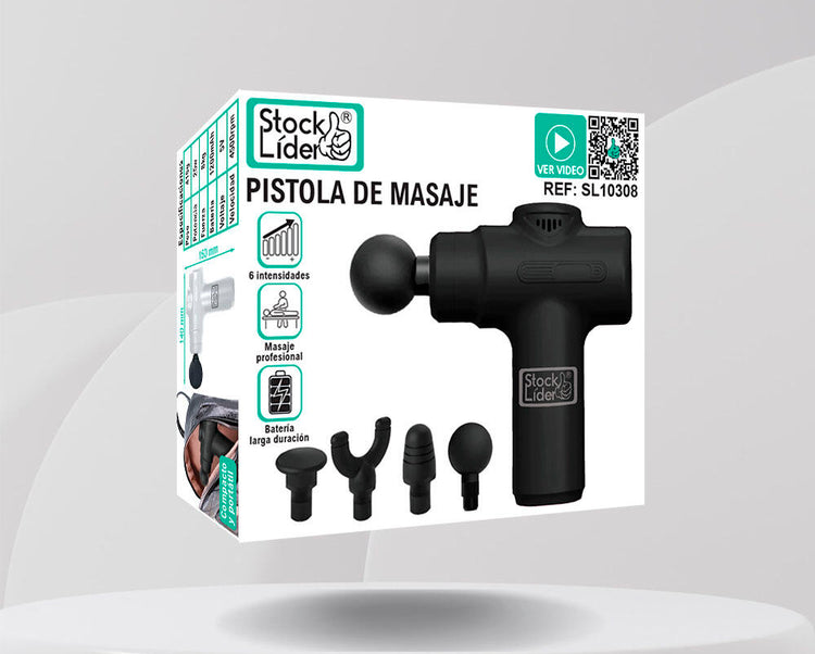 Pistola miofascial masajeador Muscular Relajante Muscular Masaje físico Double The Comfort