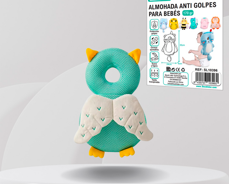 Almohada anti golpes para bebés